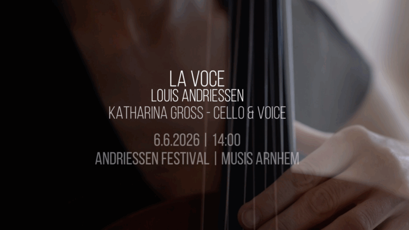 Preview “La Voce” by Louis Andriessen